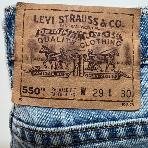 VINTAGE LEVIS 550 ORANGE TAB Denim Jeans Size 29 Waist - Picture 7 of 15